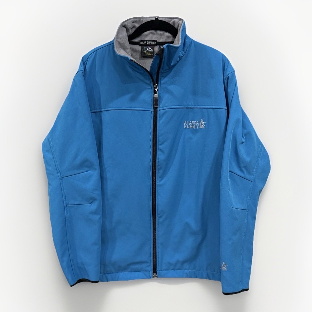 Fleece Jacket Women's Alaska Summit Size 2XL Blue by Polar Graphics Winter Wear